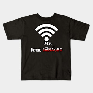 valentine Couple Clothing for wifi and hotspot Kids T-Shirt